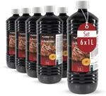 6 L Grillanz&uuml;nder fl&uuml;ssig f&uuml;r Holzkohle, Grillbrikett, Kamin, Grill |...