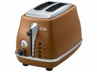 De'Longhi Toaster Icona Vintage CTOV2103.BW - 2-Schlitz-Toaster mit...
