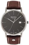 Bruno S&ouml;hnle Herren-Armbanduhr Stuttgart I Big Analog Quarz Leder 17-13175-841