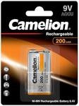 Camelion 17025122 - Akku NiMH Batterie 9 Volt Block HR6F22, Kapazit&auml;t 250 mAh,