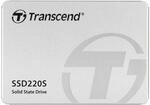 Transcend 120GB SATA III 6Gb/s SSD220S 2.5&rdquo; SSD TS120GSSD220S, Silber