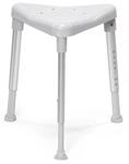 Etac Edge Corner Shower Stool, Unpadded, Shower Chair Offers a Convenient Place to