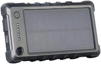 revolt Outdoor Powerbank: Wetter- & sto&szlig;feste Solar-Powerbank PB-80.s mit 8.000 mAh,