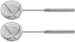 Spring 2698310602 Fondue-Siebchen Profi 2 St&uuml;ck, Edelstahl, silber, 3,6 x 11,6 x
