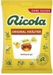 Ricola Original Kr&auml;uter, 75g Beutel Original Schweizer Kr&auml;uter-Bonbons mit 13