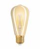 Title: Osram LED Vintage Edition 1906 Lamp, Edison Shape with E27 Base, Dimmable,