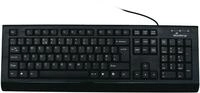 MediaRange kabelgebundene Tastatur mit 107 ultraflachen Tasten, QWERTY...