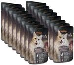 Leonardo Nassfutter f&uuml;r Katzen im Frischebeutel, Kaninchen + Cranberries, 16x85g