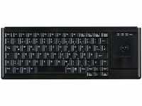 Active Key AK-4400-TU-B/GE Ultraflache Trackball Tastatur, Industrie 4.0, USB...