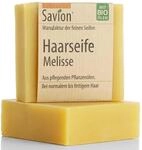 Savion Bio Haarseife Melisse | Nat&uuml;rliche Haarpflege f&uuml;r mehr F&uuml;lle & Glanz 