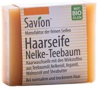Savion Haarseife Nelke-Teebaum, bei problematischer Kopfaut, hilft bei Ekzemen und