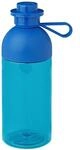 LEGO Hydration Bottle, Kids Drinks Bottle, 500ml Transparent Blue, Water Bottle,