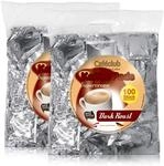 2x Cafeclub Dark Roast Kaffeepads Megabeutel je 100 stk. dunkle R&ouml;stung einzeln