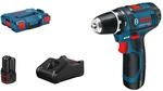 Bosch Professional 12V System Akku Bohrschrauber GSR 12V-15 (inkl. Schnellladeger&auml;t