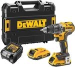 DEWALT XR 18V Akku-Bohrschrauber mit B&uuml;rstenloser Technologie, Ultra-Kompakt, 2x 2Ah