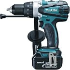 Makita Akku-Schlagbohrschrauber 18 V / 5,0 Ah, 2 Akkus und Ladeger&auml;t im...