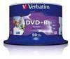 Verbatim DVD+R Wide Inkjet Printable 4.7GB, 50er Pack Spindel, DVD Rohlinge