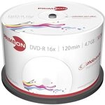 PRIMEON DVD-R 4.7GB/120Min/16x Cakebox, photo-on-disc, Inkjet Full Size...