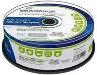 MediaRange DVD-R 4.7GB|120min 16-fache Schreibgeschwindigkeit, vollfl&auml;chig