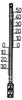 Technoline Thermometer, schwarz, 3 x 1,6 x 16 cm, WA 1050