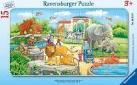 Ravensburger Puzzle Ausflug in den Zoo - 15 Teile Puzzle ab 3 Jahre | 15 Teile