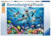 Ravensburger Puzzle 14710 - Delphine im Korallenriff - 500 Teile Puzzle für