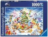 Ravensburger Puzzle 19287 - Disney's Weihnachten - 1000 Teile Disney Puzzle f&uuml;r