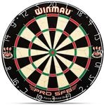 Winmau Sisal Dartscheibe Pro SFB | Steeldart Dartboard Set | 6 Dartpfeile