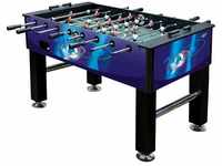 Carromco Kickertisch Champion-XT - Profi Kicker Tischfussball in blauem Design,