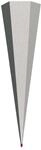 ROTH Schult&uuml;ten-Rohling gro&szlig; aus Karton zum Basteln - 85 cm 6-eckig Rot(h)-Spitze
