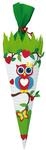 Ursus 9850012 - Schult&uuml;te Bastelset Eule 1, sechseckig, H&ouml;he ca. 68 cm, Duchmesser