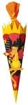 Ursus 9850015 - Schult&uuml;te Bastelset Feuerdrache, sechseckig, H&ouml;he ca. 68 cm,