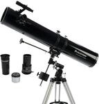 Celestron 21045 PowerSeeker 114EQ Reflector Telescope, Black