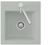 Villeroy & Boch Subway 45 XS Fossil - 6781 01 KD Keramiksp&uuml;le Handbet&auml;tigung