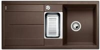 BLANCO METRA 6 S | Granitsp&uuml;le aus SILGRANIT cafe | Einbauart: Einbau von Oben 