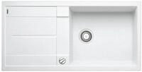 BLANCO METRA XL 6 S | Granitsp&uuml;le aus SILGRANIT wei&szlig; | [100x50x20,2 cm] | f&uuml;r 60