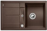 BLANCO METRA 45 S | Granitsp&uuml;le aus SILGRANIT cafe | Einbauart: Einbau von Oben 