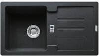 Franke Strata STG 614-78 Onyx Granit-Sp&uuml;le Schwarz Sp&uuml;ltisch K&uuml;chensp&uuml;le Einbau