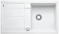 BLANCO METRA 5 S | Granitsp&uuml;le aus SILGRANIT wei&szlig; | Einbauart: Einbau von Oben 