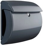 Burg-W&Auml;CHTER Briefkasten mit Zeitungsfach ohne Namensschild, Kunststoff,