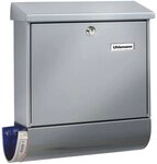Burg W&auml;chter Briefkasten-Set Vario 86720 SI, Silber, 420 x 377 x 115 (HxBxT)