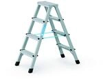 Zarges Eloxierte doppelseitige Stufen, 2 x 4 Sprossen, ZAR41264