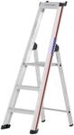 Hymer Stufenstehleiter 3 Stufen (mit Plattform 25x25 cm, einseitig begehbar,...