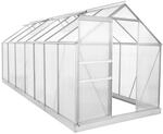 Zelsius Aluminium Gew&auml;chshaus f&uuml;r den Garten | inklusive Fundament | 430 x...