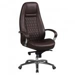 AMSTYLE B&uuml;rostuhl Austin Echt-Leder Braun Schreibtischstuhl 120 KG Chefsessel...