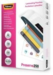 Fellowes Laminierfolien A4, 250 Mikron (2 x 250 mic), Hei&szlig;laminierfolien mit