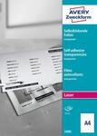 AVERY Zweckform 3480 Transparente Folien f&uuml;r Laserdrucker und Kopierer (100
