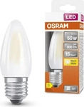 OSRAM LED Star Classic Lampe, Minikerze, 5.5W, Frosted, E27 , Warmwei&szlig;