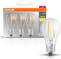 OSRAM LED BASE Lampe CL A FIL 60 non-dim 7W/827 E27 , Warmwei&szlig;