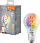 LEDVANCE SMART+ WiFi Filament Classic RGBW , LED-Lampe, Bleifreies Glas, Klar, 4,5 W,